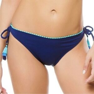Bleu Rod Beattie Bikini Bottom Deep Blue with Light Blue Trim Size 12